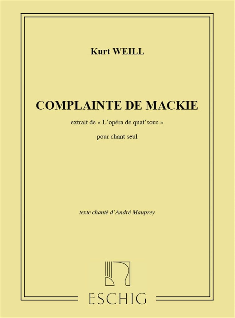 Opera.N 1 Mackie Ch Seul